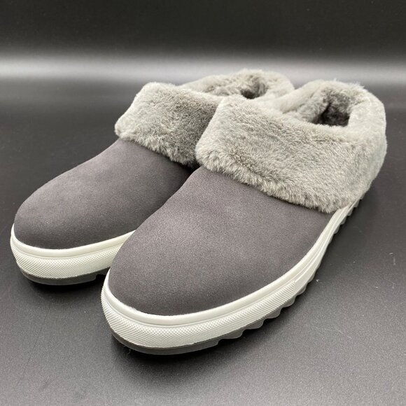 Blondo Grey Suede Waterproof Mules Women's Size 8.5 - Picture 1 of 9